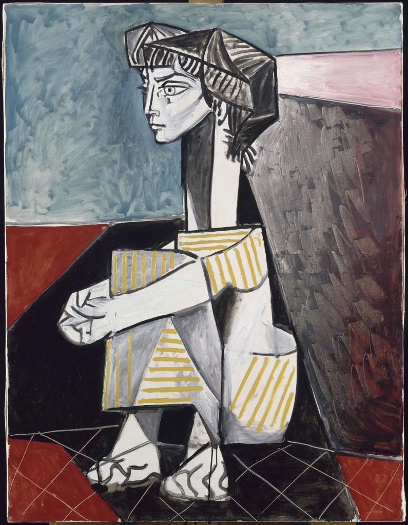 Pablo Picasso_ Jacqueline összetett karral 1954