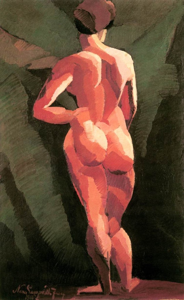 Nemes_Lampérth_József_painter_Nude,_back_view_1916